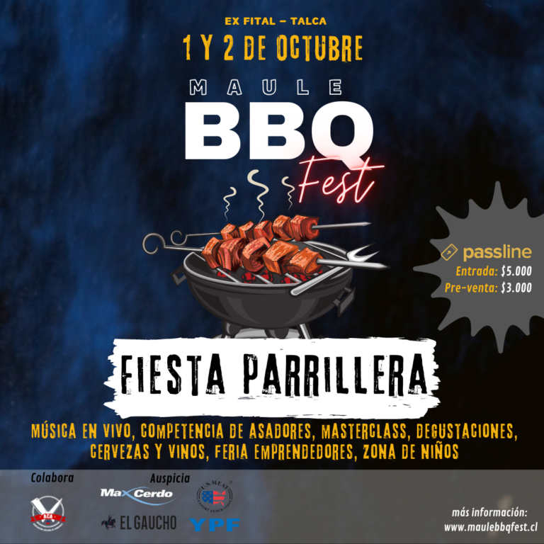 Por primera vez en la región: Maule BBQ Fest llega con torneo de asadores