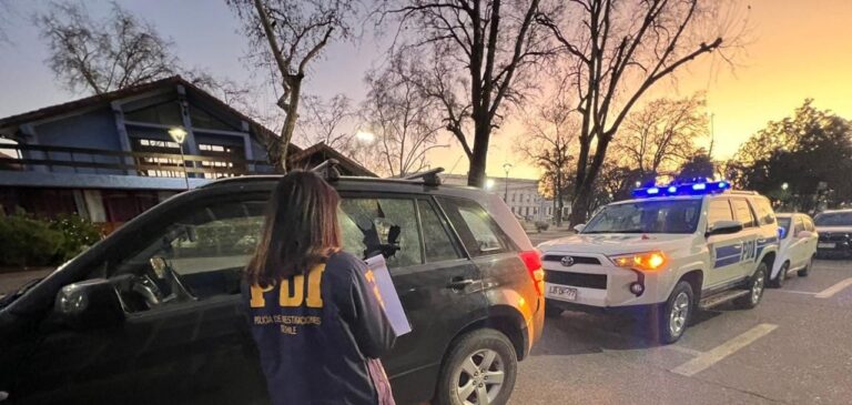 Linares: PDI detuvo en pleno acto a delincuente que robaba especies dentro de vehículos