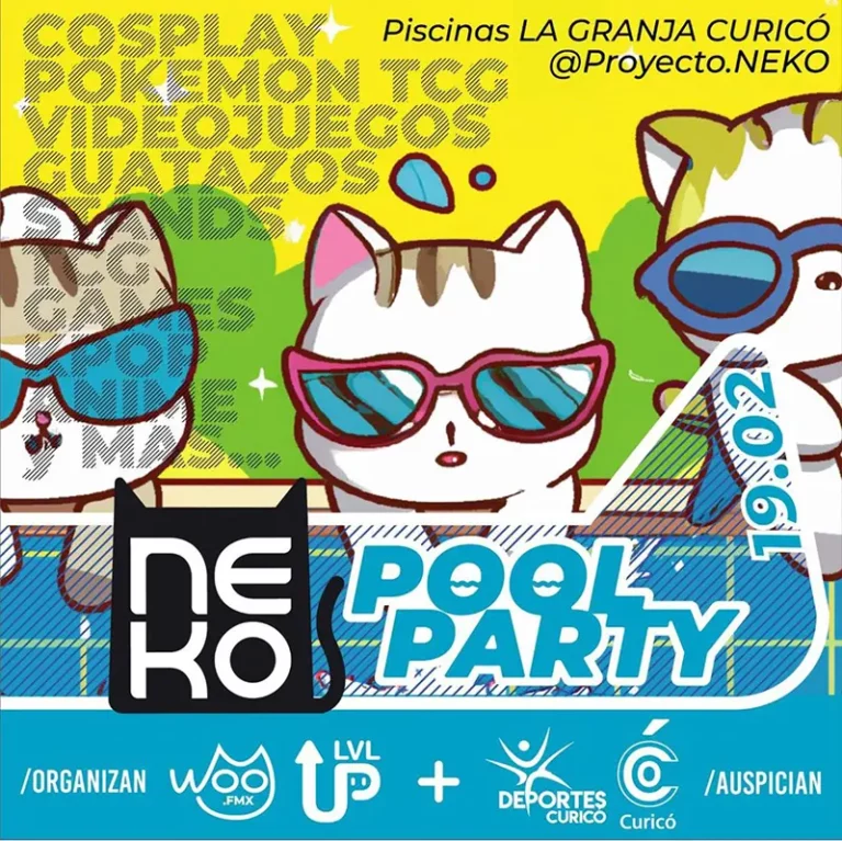 “Neko Pool Party” en el Estadio La Granja