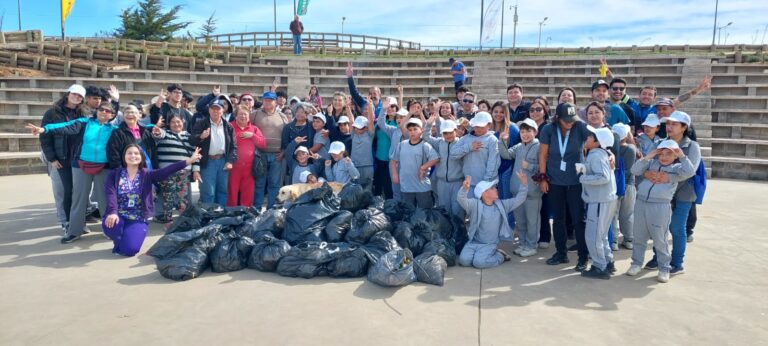 Pelluhue: Vecinos concretan jornada de limpieza de costanera en la zona