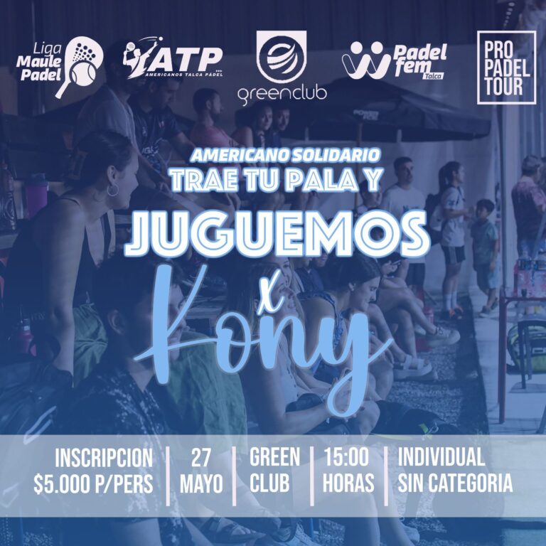 Juguemos x Kony: Cruzada padelera solidaria se realizará el próximo sábado
