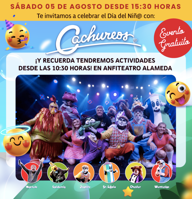 Curicó: “Cachureos” se presentará para el Día del Niño