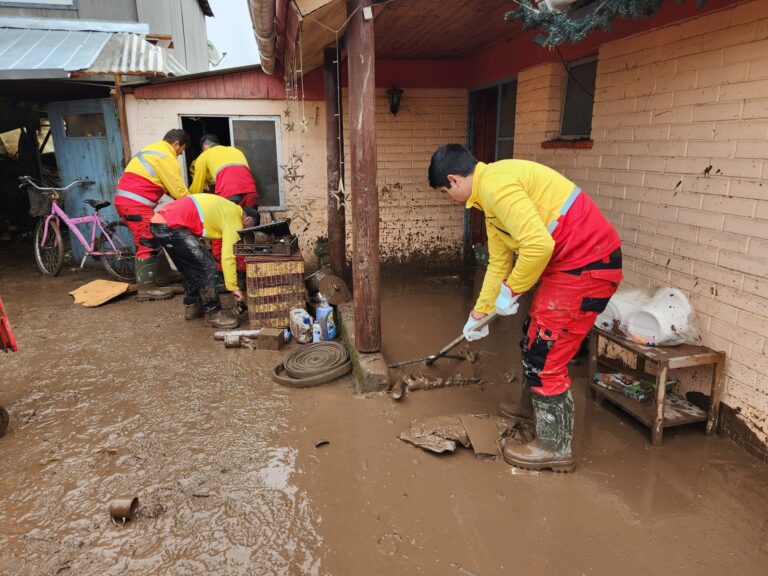 Arauco despliega ayuda a habitantes damnificados de Licantén