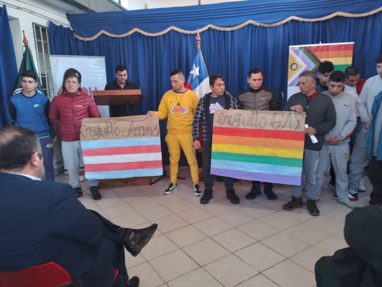 Curicó: Penal de la comuna celebró el Mes del Orgullo LGBTQIA+