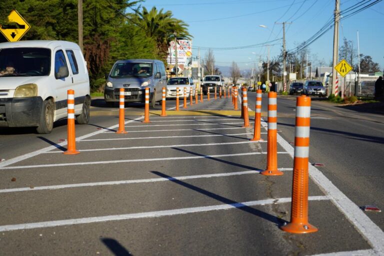 Curicó: implementan medidas de seguridad vial para vecinos de Villa Las Vertientes de Rauco