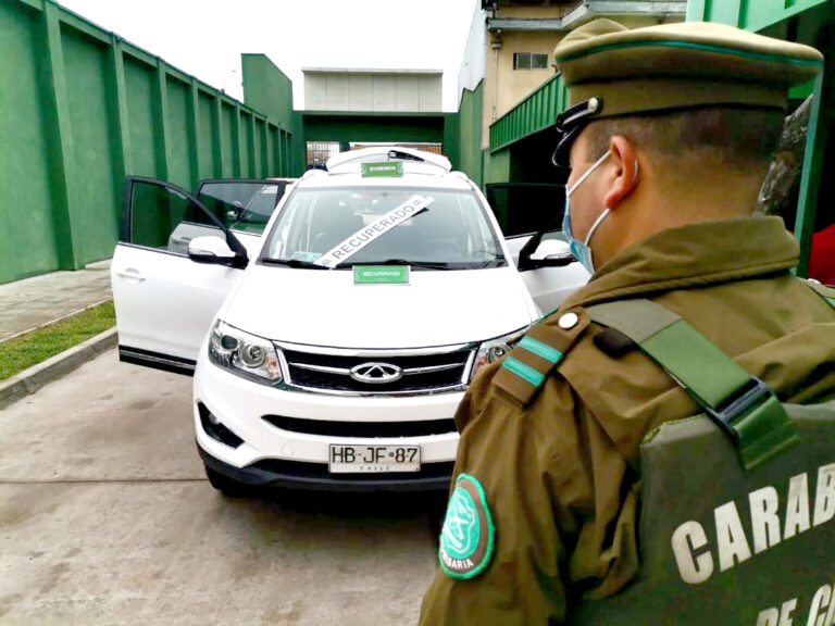 Carabineros del Maule ha recuperado más del mil vehículos robados