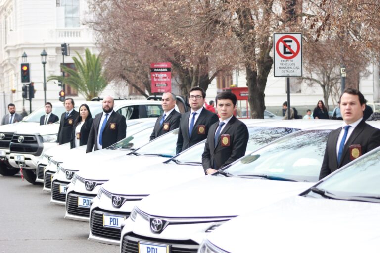 Policía de Investigaciones del Maule recibió 28 vehículos