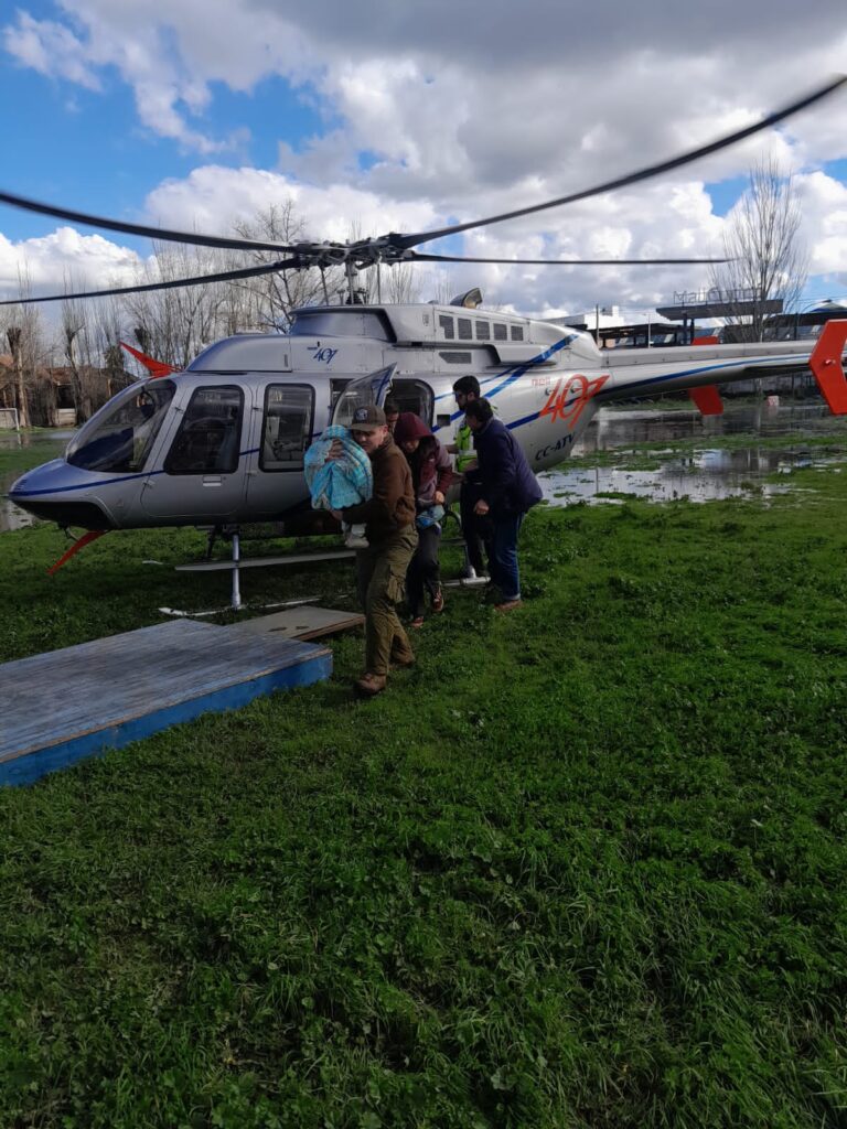 Curicó: buscan recuperar conectividad tras aluvión en Upeo