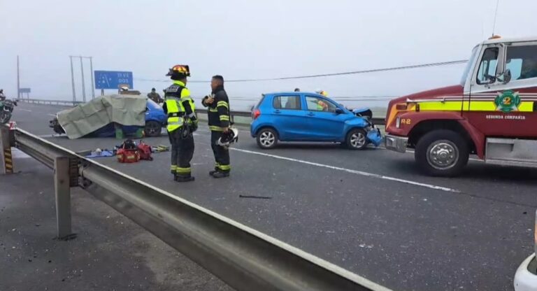ACCIDENTE VEHICULAR EN RUTA 5 DEJA UNA VÍCTIMA FATAL