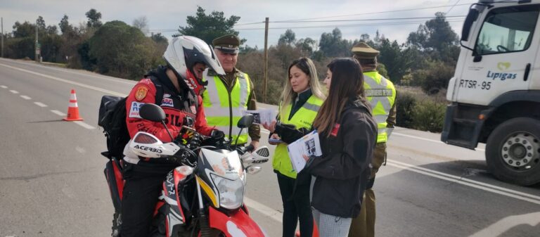 San Javier – Constitución: concientizan a automovilistas sobre seguridad vial