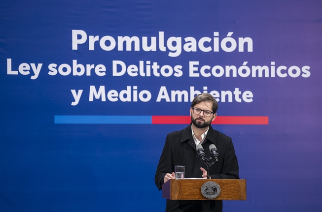 Presidente promulga Ley que sanciona delitos económicos y medioambientales
