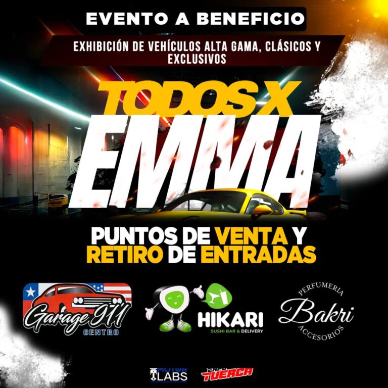 “Todos X Emma”: Exhibición de vehículos de alta gama irá en ayuda de menor con hidrocefalia 