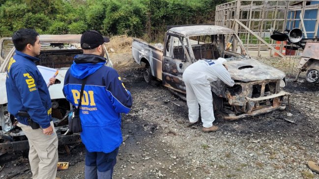 Bío Bío: Dos carabineros son detenidos por presunta participación en ataques incendiarios