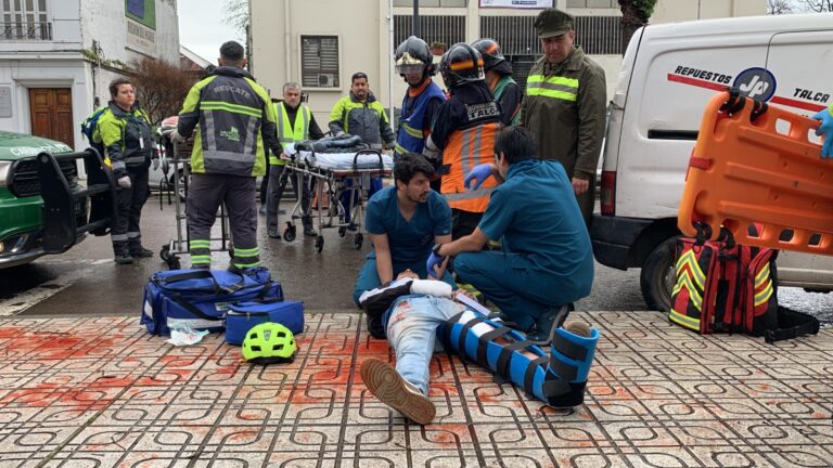 Talca: simulación clínica subrayó la importancia de la prevención