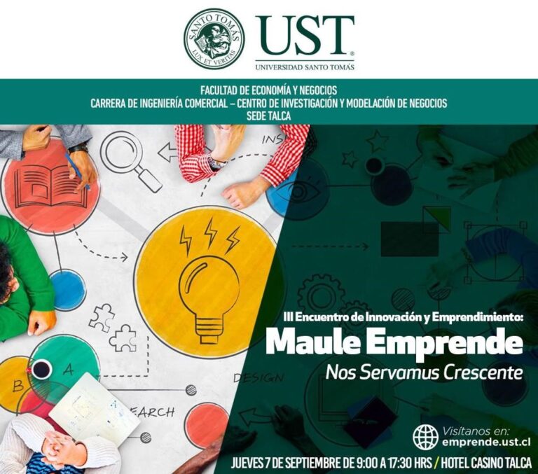 Universidad Santo Tomás Talca inicia tercer encuentro de Innovación y Emprendimiento
