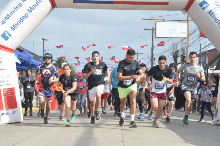Pelarco: Corrida por la Inclusión contó con   más de 100 asistentes