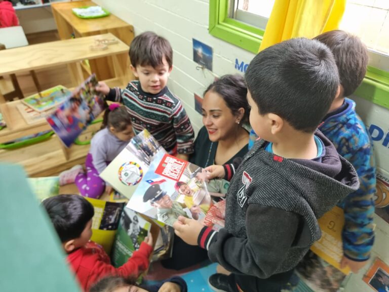 San Javier: pequeños del Jardín Infantil Alto del Río recibieron charla de seguridad