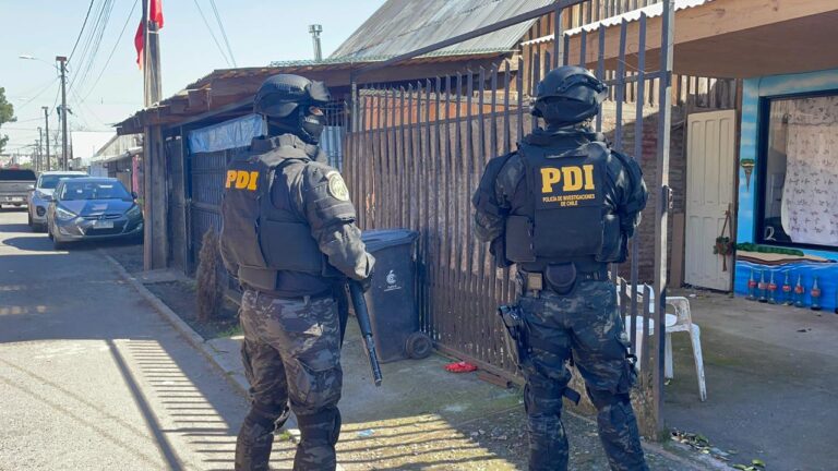 Desbaratan banda criminal en Curicó: 14 detenidos