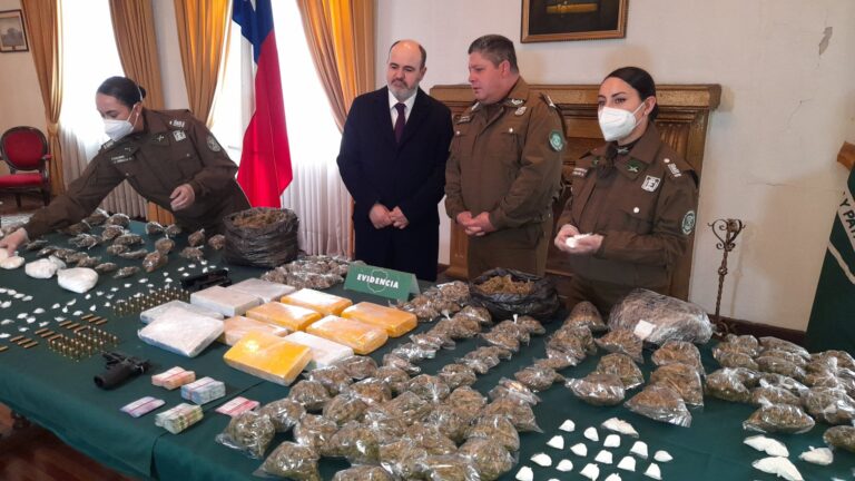 Talca: operativo OS7 incauta 18kg de droga