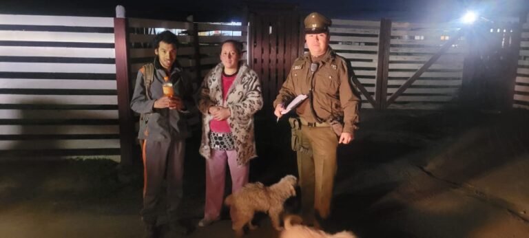 San Javier: Carabineros encuentra a persona extraviada en el sector Los Boldos 