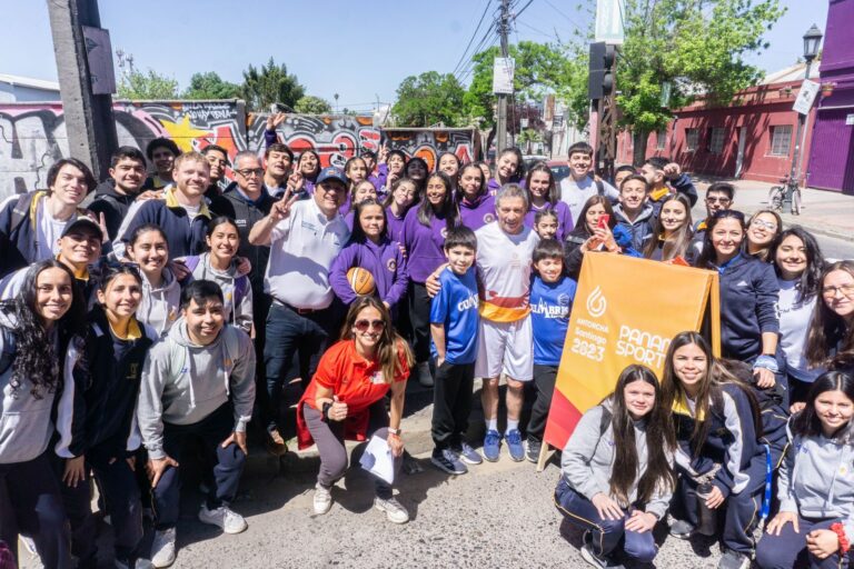 VIDEO | Talca: Antorcha Panamericana recorrió la ciudad en la previa del inicio a los juegos