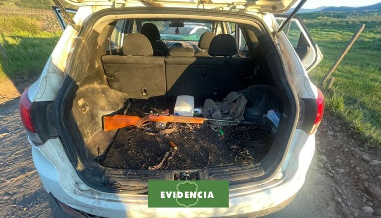 Romeral: dos detenidos por ataque con arma de fuego y homicidio frustrado