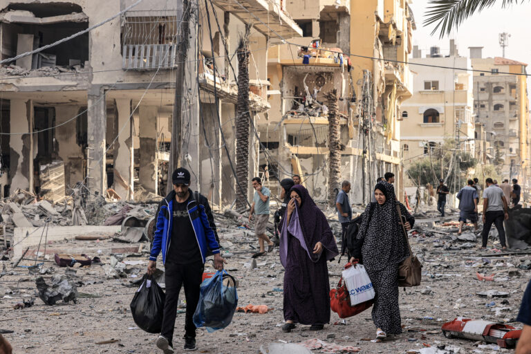ONU cifra en un millón la cantidad de desplazados en Gaza por guerra entre Israel y Hamás