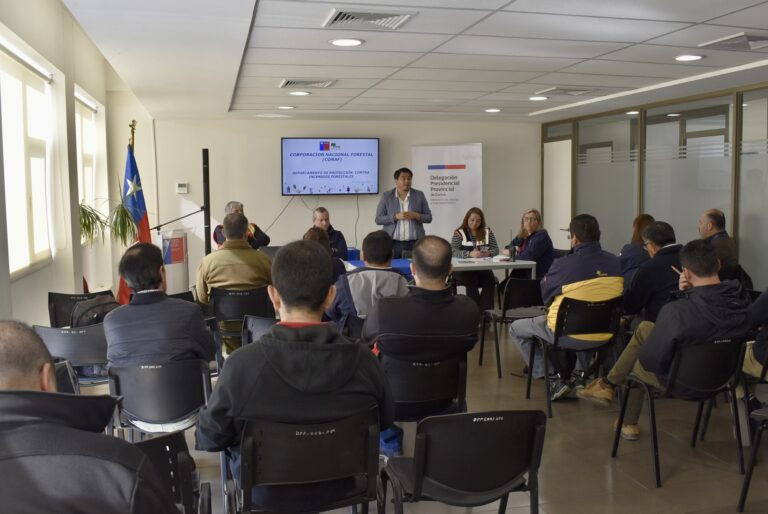Curicó: desarrollan mesa Provincial de “Protección contra Incendios Forestales”