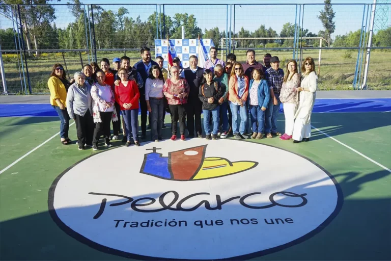 Pelarco: inauguran mejoramiento de tres multicanchas