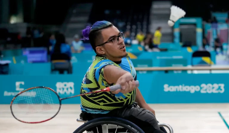 Aránguiz otorga a Chile otro triunfo dorado en Para bádminton en Santiago 2023