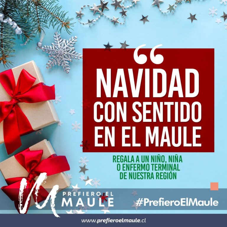 Prefiero El Maule lanza campaña solidaria para navidad