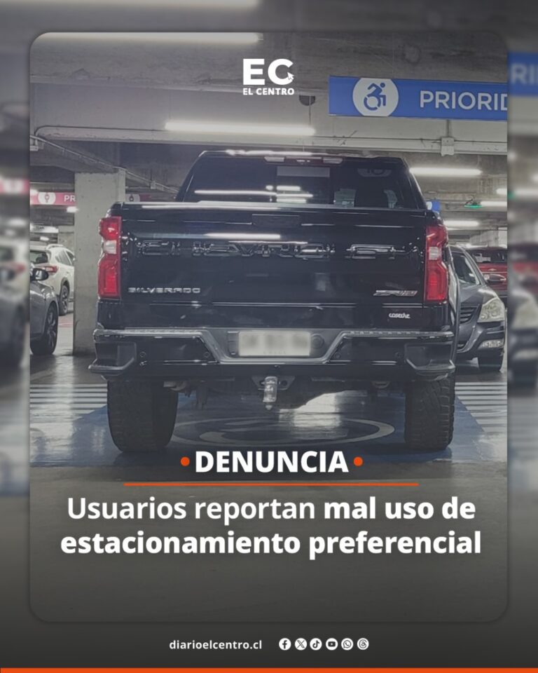Talca: Usuarios reportan mal uso de estacionamiento preferencial