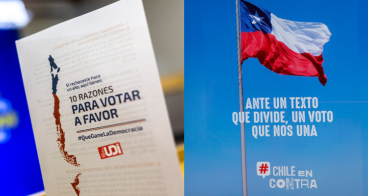 Plebiscito costitucional: ¿Quiénes son los rostros que lideran las campañas A Favor y En Contra?