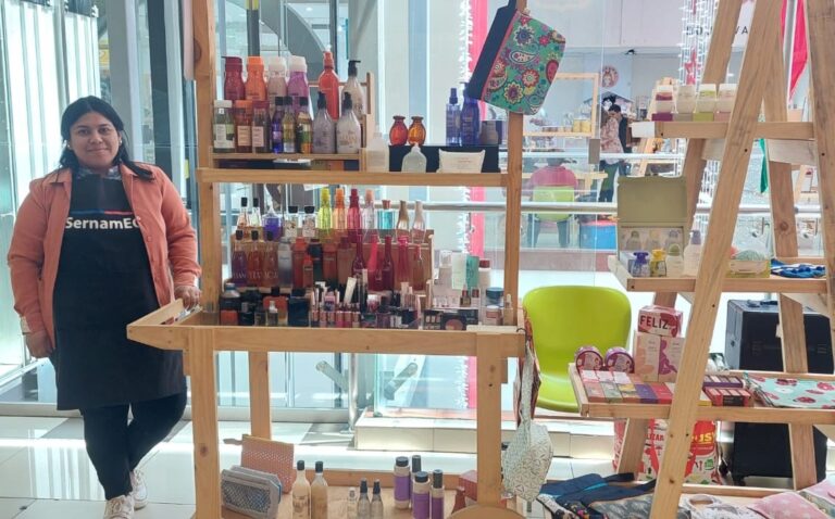 En Talca emprendedoras de seis comunas del Maule pudieron exponer sus productos