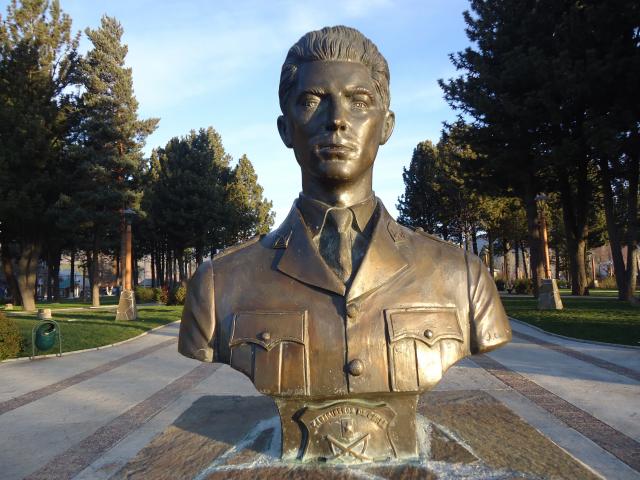 Teno conmemoró el fallecimiento del Teniente Merino