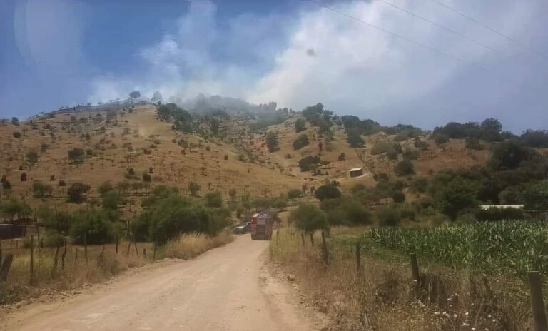 [Video]Hombre Provoca Incendio en Pencahue