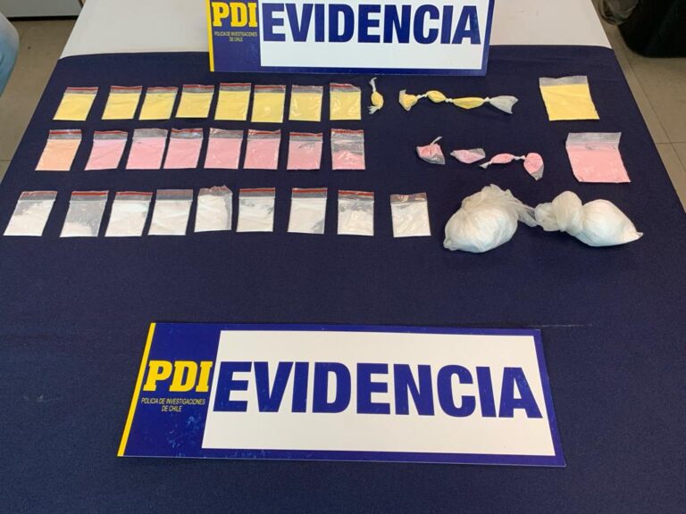 PDI desmantela red de narcotráfico: Incautan droga por un millón de pesos