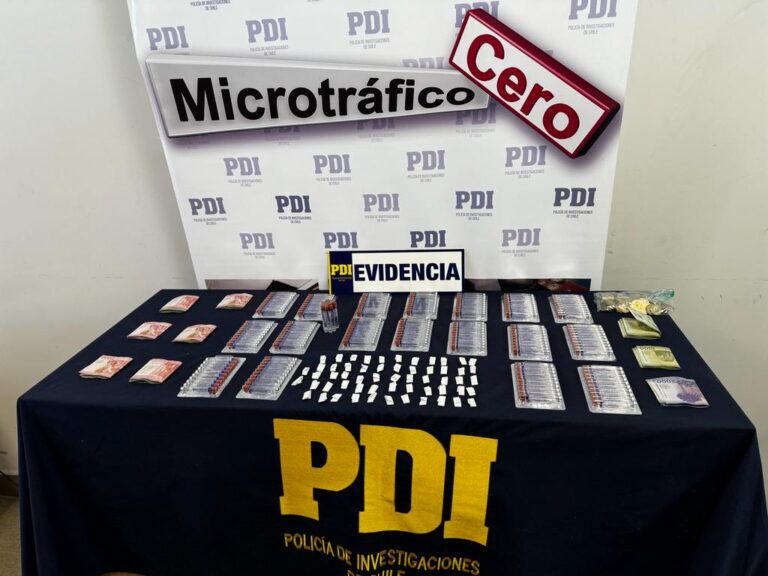 Detienen a imputado por Microtráfico en Linares