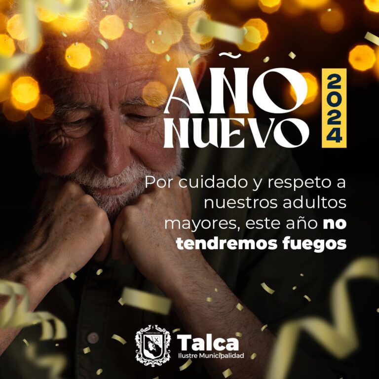 Talca: Año Nuevo 2024 sin Fuegos Artificiales