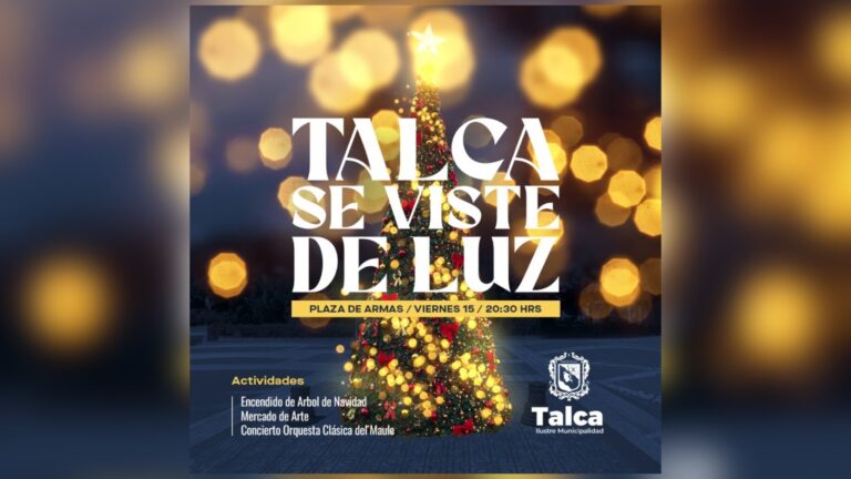 Magia y Color: Talca se Ilumina esta Navidad