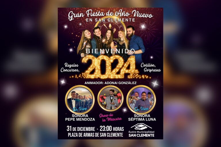 San Clemente: Fiesta al Aire Libre y Música en Vivo para Iniciar el 2024