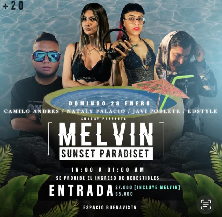  “Sunday” presenta “Melvin” Sunset Paradiset En Talca