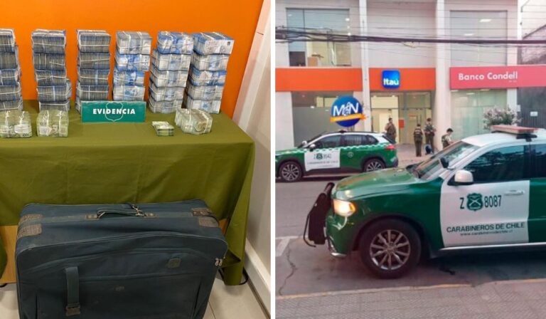 Curićo: Tres Detenidos  por Robo a Banco Itaú