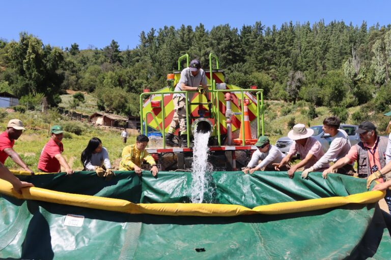 CONAF Maule: Refuerza Combate de Incendios con Seis Piscinas