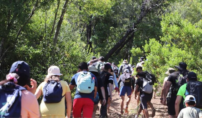 Trekking de limpieza “La Ruta de los ríos” se realizó en la precordillera de Longaví