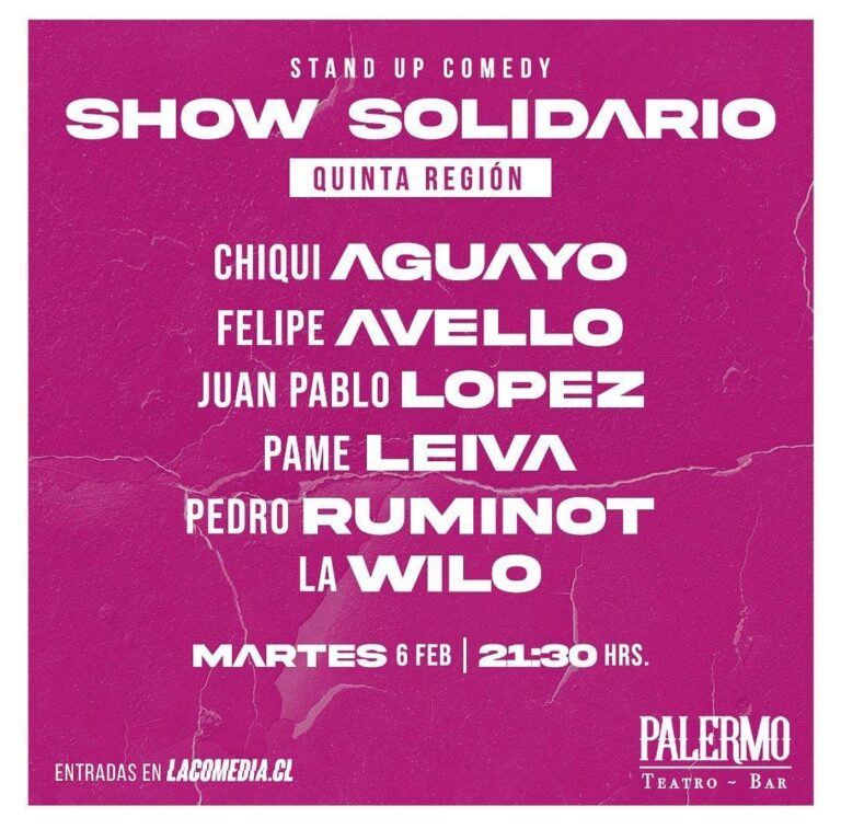 Comediantes nacionales realizaran show solidario para damnificados por incendios forestales