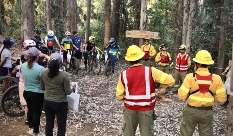 Deportistas se suman a la Prevención de Incendios