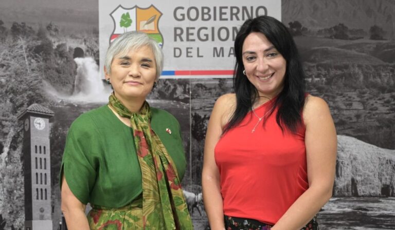 Gobernadora Regional sostuvo encuentro con embajadora de Japón en Chile