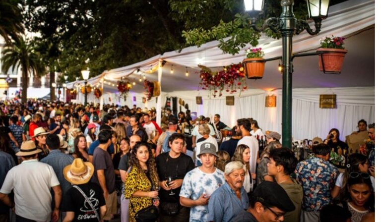 Levantan punto de vacunación contra la Influenza en la Fiesta de la Vendimia