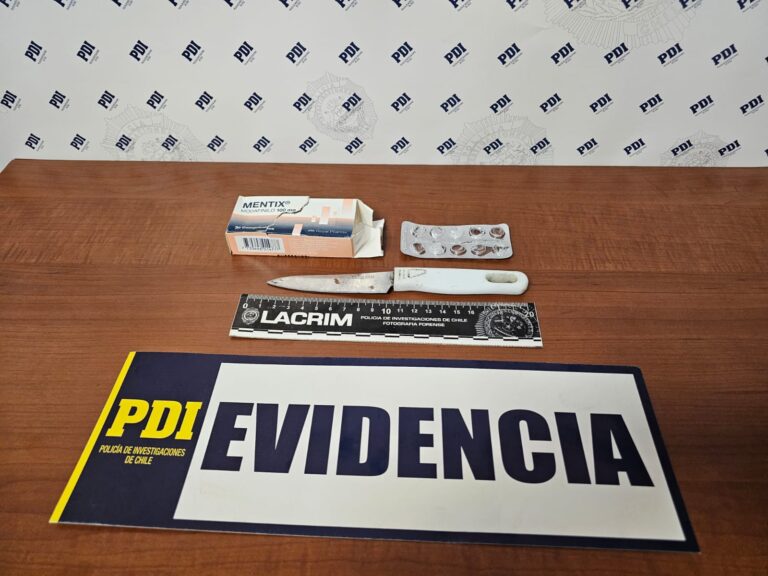 Talca: PDI detuvo a autor de robo a farmacia
